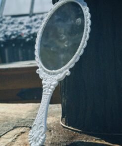 Gương cầm tay trơn trắng