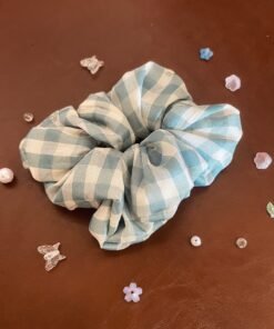 Dây cột tóc xanh ngọc hoa nhí